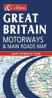 Great Britain Motorways and Main Roads Map