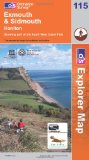 Exmouth and Sidmouth, Honiton (Explorer Maps 115 Map)