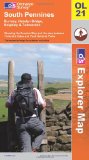 South Pennines (OS Explorer Map): Burnley, Hebden Bridge, Keighley & Todmorden. Showing the Pennine Way and the area between Yorkshire Dales and Peak District national Parks