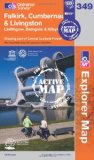 Falkirk, Cumbernauld and Livingston (OS Explorer Map Active)