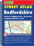 Philip's Street Atlas Bedfordshire: Spiral Edition