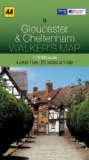 Walkers Map Gloucester and Cheltenham
