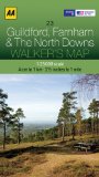 Walkers Map Guildford, Farnham and The North Downs