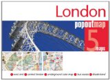London PopOut Map: 5 maps: west end, central london, underground tube map, bus routes, theatreland (Footprint PopOut Maps)