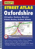 Philip's Street Atlas Oxfordshire: Spiral Edition