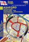 Full Colour Street Map of Ashford: Hawkhurst - Headcorn - Rye - Tenterden Biddenden - Staplehurst